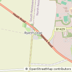 Map of Sleaford, Lincolnshire
