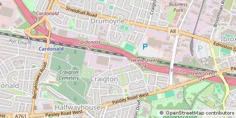 Map of Glasgow