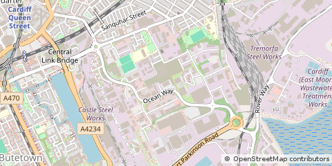 Map of Cardiff
