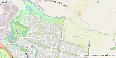Map of Leicester, Leicestershire