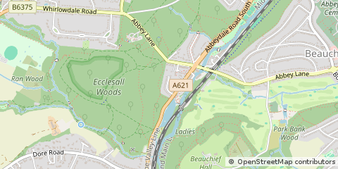 Map of Sheffield