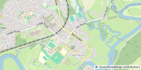 Map of Newport, South Wales