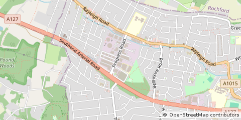 Map of Leigh on SEA, Essex