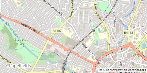 Map of Coventry