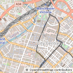 Map of Manchester