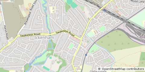 Map of Uxbridge