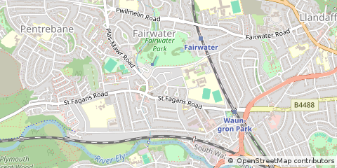 Map of Cardiff