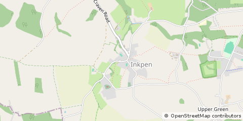 Map of Hungerford, Berkshire