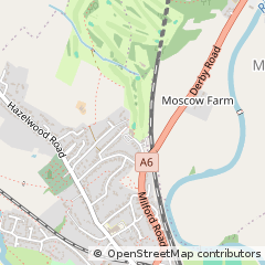 Map of Duffield, Derbyshire