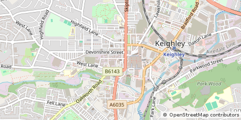 Map of Keighley