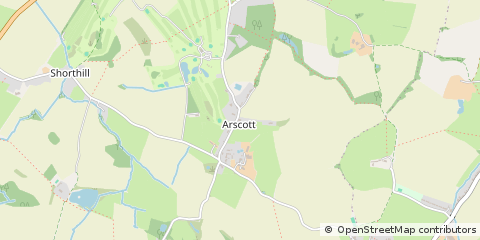 Map of Shrewsbury, Shropshire