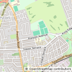 Map of North Shields, Tyne and Wear