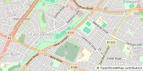Map of Newcastle Upon Tyne