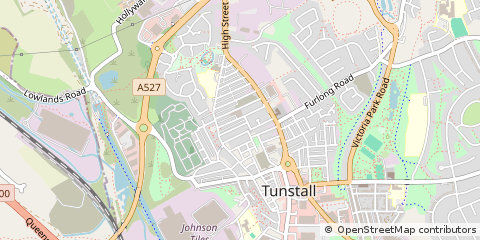 Map of Stoke-on-Trent