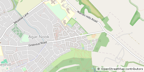 Map of Coalville, Leicestershire