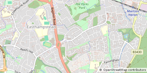 Map of Bracknell