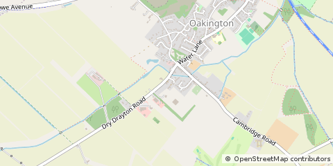 Map of Cambridge, Cambs