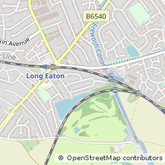 Map of Nottingham, Nottinghamshire