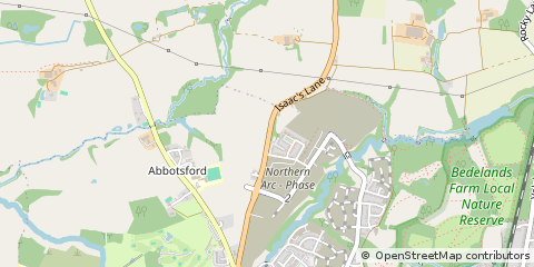Map of Burgess Hill, West Sussex