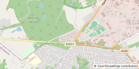 Map of Aldermaston, Berks