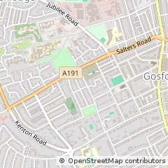 Map of Newcastle Upon Tyne