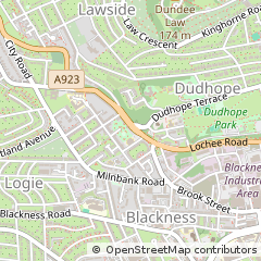 Map of Dundee