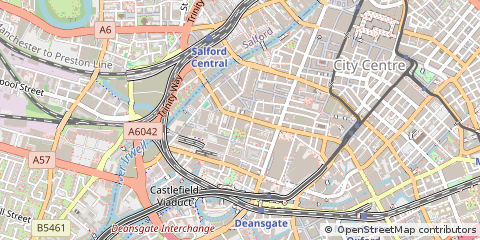 Map of Manchester