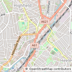Map of Sheffield