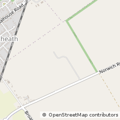 Map of Great Plumstead, Norfolk