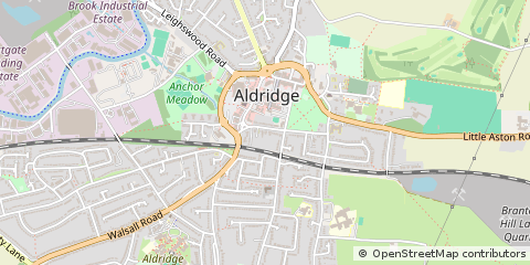Map of Walsall