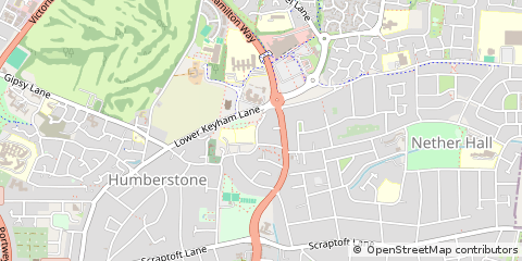 Map of Leicester, Leicestershire