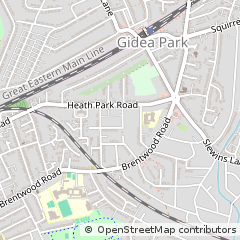 Map of Romford