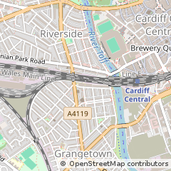 Map of Cardiff
