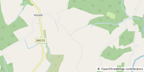 Map of Carmarthen