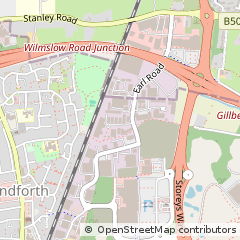 Map of Cheadle, Cheshire