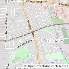 Map of Hull, East Yorkshire
