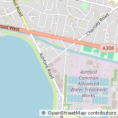 Map of Ashford