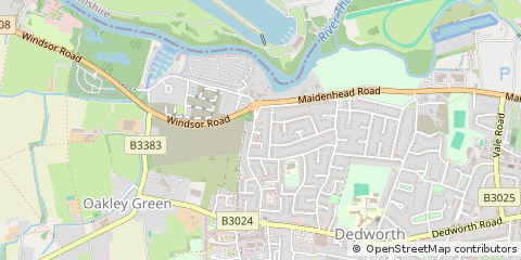 Map of Windsor, Berkshire