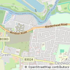 Map of Windsor, Berkshire