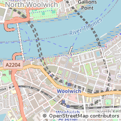 Map of Woolwich, London