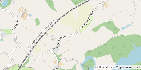 Map of Nantwich, Cheshire