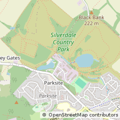 Map of Newcastle, Staffordshire