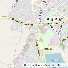 Map of Longridge, Preston