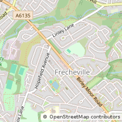 Map of Sheffield