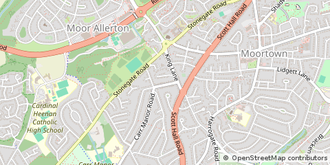 Map of Leeds