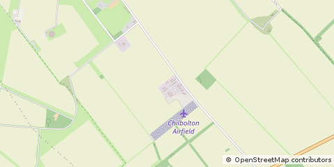 Map of Stockbridge, Hampshire