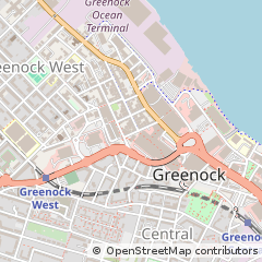Map of Greenock