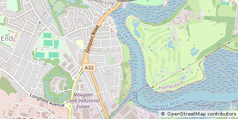 Map of Fareham