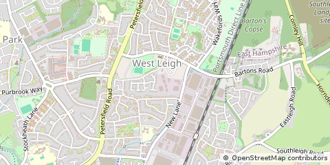 Map of Havant, Hampshire
