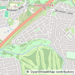 Map of Newcastle Upon Tyne, Tyne and Wear